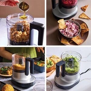 BRAND NEW!Pampered Chef Multi-Function Food Processor with Black & Silver Finish